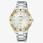 Lorus Ladies Sports White Sunray Dial Bracelet Watch RG243RX9