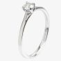 18ct White Gold 4 Claw Solitaire Diamond Ring RI-145(0.25ct PLUS)-I/SI3/0.28ct