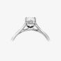 1888 Collection Platinum 0.37ct Emerald-Cut Diamond Solitaire Ring RI-149(5X3)- H/VS1/0.37ct