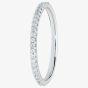 9ct White Gold Diamond Half-Eternity Wedding Ring RMW-140-050-0159W