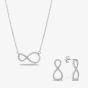 Rosa Lea Pave Infinity Jewellery Set AE-950632NA-1 & AE-950711EA