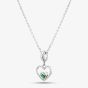 Rosa Lea May Birthstone Heart Dangle Charm Necklace