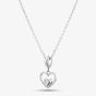 Rosa Lea June Birthstone Heart Dangle Charm Necklace