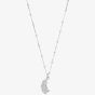 ChloBo Heart In Feather Bobble Chain Necklace SNBB596
