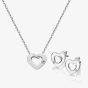 Hot Diamonds Diamond Amulets Heart Pendant & Earring Set SS136