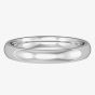 18ct White Gold 3mm Court Shaped Wedding Ring ST-RB530