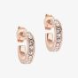 Ted Baker SEENITA Rose Gold Tone Huggie Hoop Earrings TBJ2767-24-02
