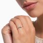 THOMAS SABO Silver Small Six Claw Cubic Zirconia Ring TR2312-051-14