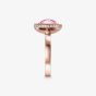 THOMAS SABO Rose Gold Plated Square Pink Cubic Zirconia Ring TR2029-633-9