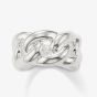 THOMAS SABO Silver Plain Curbed Link Ring TR1817 001 12