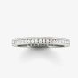 THOMAS SABO Silver Medium Clear Cubic Zirconia Narrow Eternity Ring TR1983-051-14