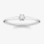 THOMAS SABO Silver Small Six Claw Cubic Zirconia Ring TR2312-051-14