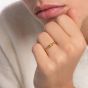 THOMAS SABO Gold Plated Beaded Infinity Ring TR2320-413-39