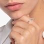 THOMAS SABO Silver Double Band Beaded Ring TR2321-001-21