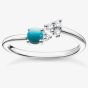 THOMAS SABO Vintage Sterling Silver Turquoise Open Ring TR2345-405-17