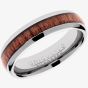 Unique Mens Tungsten Wood Inlay 6mm Ring TUR-103