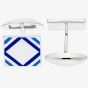 Fred Bennett Stainless Steel Blue Cufflinks V499