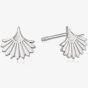 Daisy London Palms Sterling Silver Palm Fan Stud Earrings WE05_SLV