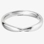 Platinum 3.0mm Ribbon Wedding Ring WS37(3.0)PlaT