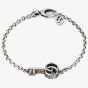 Gucci GG Marmont Silver Oxidised Key Bracelet YBA6322070010