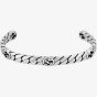 Gucci Sterling Silver Interlocking Bangle YBA661526001