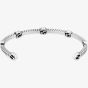 Gucci Sterling Silver Thin Interlocking Bangle YBA661529001
