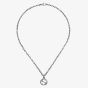 Gucci Interlocking Silver Pendant  YBB45530700100U