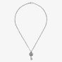 Gucci Marmont Silver Oxidised Key Necklace YBB62775700100U