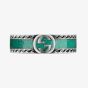 Gucci Interlocking 'G' Turquoise Enamel Ring YBC645573001