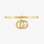 Gucci Interlocking 'G' Textured Drop Gold Ring YBC648599002