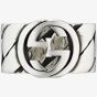 Gucci Sterling Silver Interlocking Ring YBC661518001