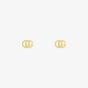 Gucci Interlocking 'G' Gold Stripe Stud Earrings YBD65221900100U