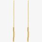 Gucci 18ct Yellow Gold GUCCI Link to Love Chain Bar Dropper Earrings YBD66211500100U