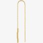 Gucci 18ct Yellow Gold GUCCI Link to Love Chain Bar Dropper Earrings YBD66211500100U