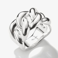 THOMAS SABO Bold Elegance Silver Braided Ring TR2521-001-21