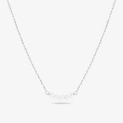 Sif Jakobs Sterling Silver Perla Cinque Five Pearl Necklace SJ-N2735-P