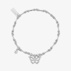 ChloBo Silver New Beginnings Butterfly Bracelet SBBPR30583378