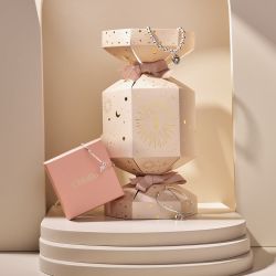 ChloBo The Stacking Cracker Trio Of Silver Bracelets XMAS25CRACKER1