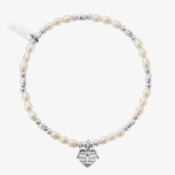 ChloBo Silver Heart Of Love Bracelet SBRP901