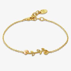 Clogau 9ct Gold Vines Diamond Bracelet GT0L0053