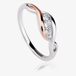 Clogau Past Present Future Ring 3SPPFR