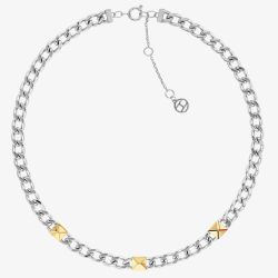 Tommy Hilfiger Gianna Ladies Two Tone Stainless Steel Necklace 2780912