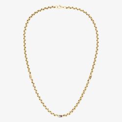 Tommy Hilfiger 3D Flag Metal Gold Plated Logo Necklace 2790673