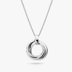 Kit Heath Sterling Silver Bevel Trilogy Necklace 9169RP