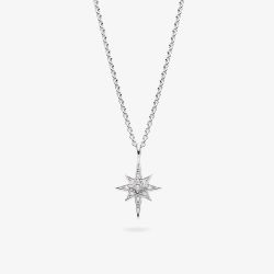 Kit Heath Silver Celeste North Star Petite Necklace 90455CZ