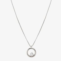 Nomination Dream Beats Silver Circle Pendant Necklace 242602/043