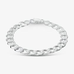 Sterling Silver 8.5 Inch Curb Chain Bracelet SGCB-960-AG-8.5
