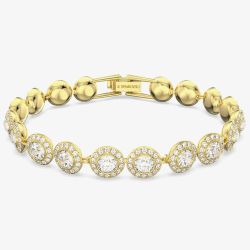 Swarovski Angelic Clear Crystal Pave Gold Tone Bracelet 5505469