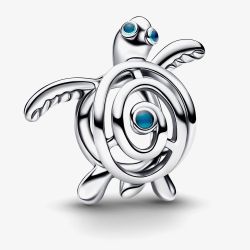 PANDORA Silver Openwork Sea Turtle Charm 794697C01