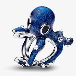 PANDORA Silver Blue Octopus Charm 794706C01